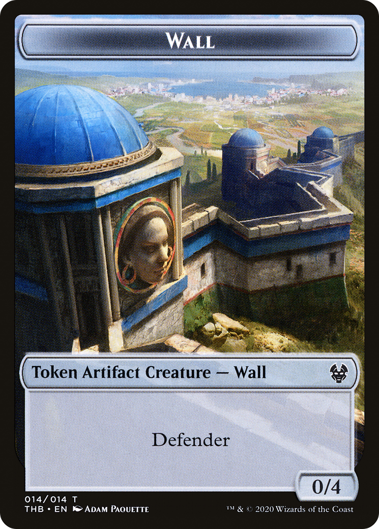 Wall Token (THB-014) [Tokens] Theros Beyond Death Tokens MTG Single Wizards of the Coast