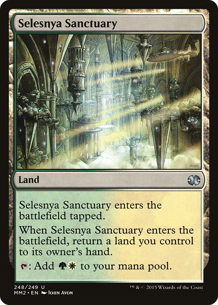 Selesnya Sanctuary (MM2-248) [Modern Masters 2015] Foil MTG Single Modern Masters 2015