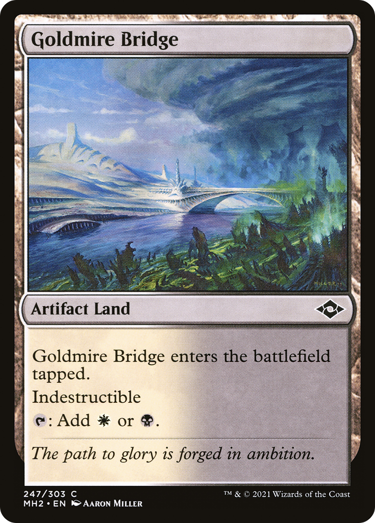 Goldmire Bridge (MH2-247) [Modern Horizons 2] Foil MTG Single Modern Horizons 2