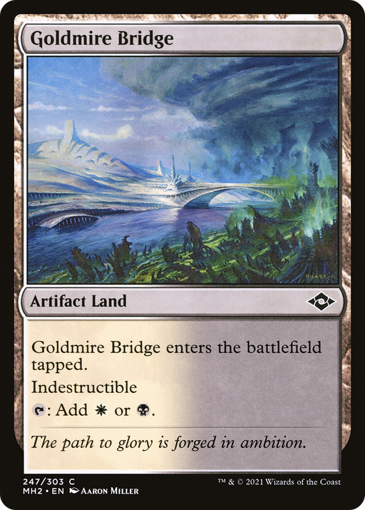 Goldmire Bridge (MH2-247) [Modern Horizons 2] Foil MTG Single Modern Horizons 2