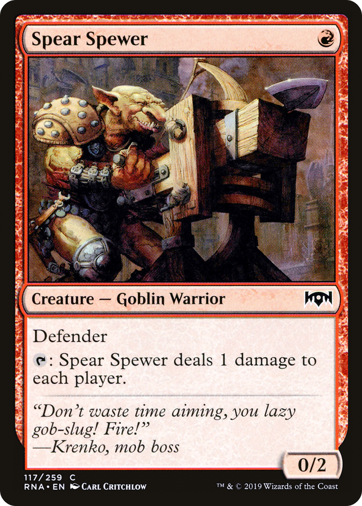 Spear Spewer (RNA-117) [Ravnica Allegiance] Foil MTG Single Wizards of the Coast