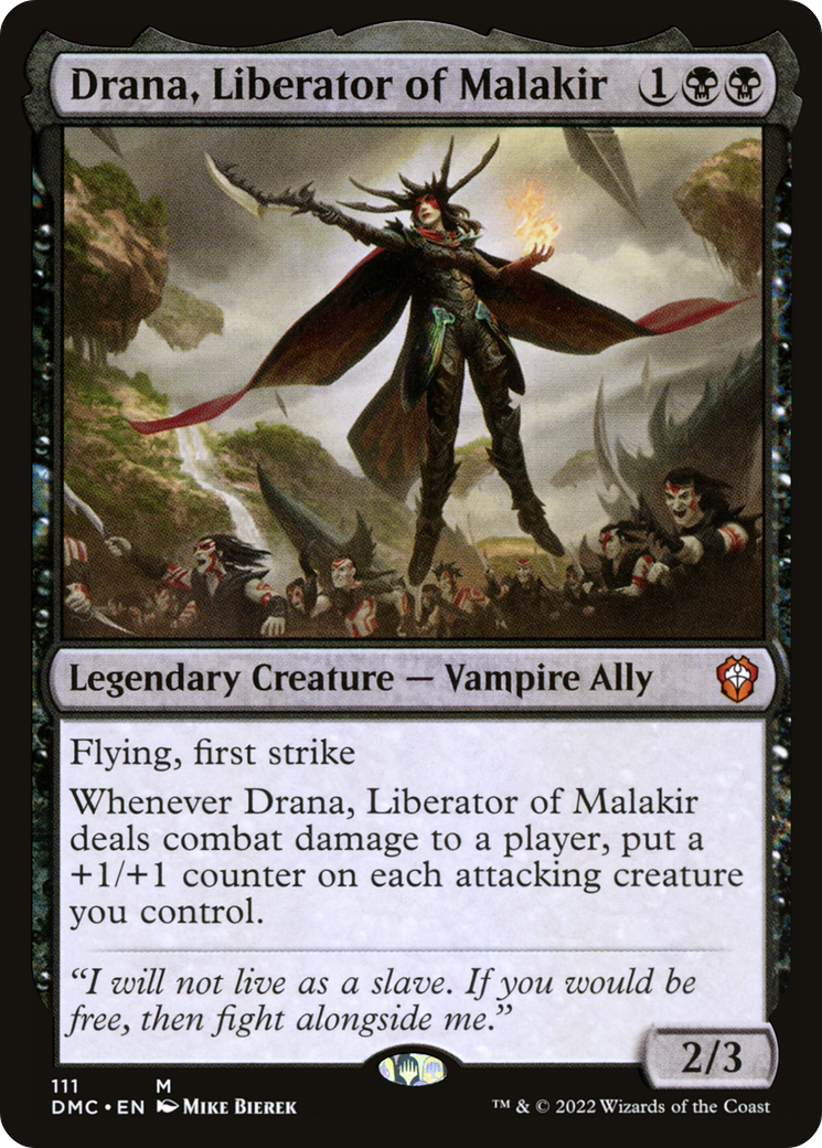 Drana, Liberator of Malakir (DMC-111) [Dominaria United Commander] MTG Single Wizards of the Coast