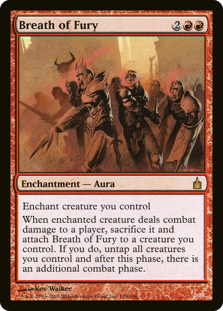 Breath of Fury (RAV-116) [Ravnica: City of Guilds] Foil MTG Single Wizards of the Coast