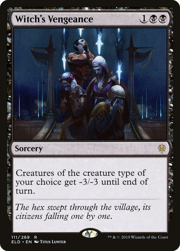 Witch's Vengeance (ELD-111) [Throne of Eldraine] Foil MTG Single Wizards of the Coast