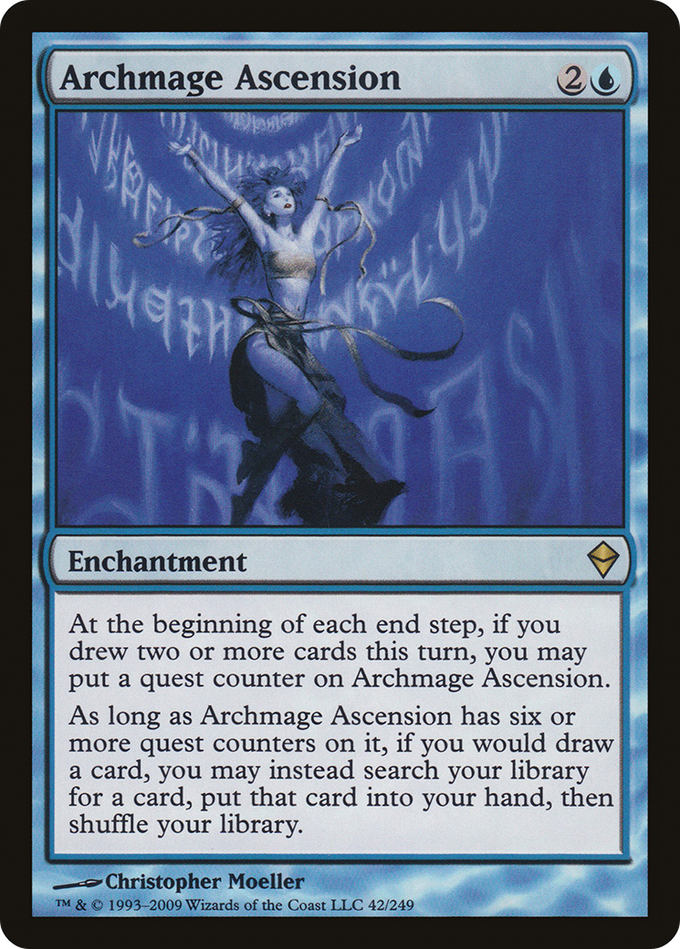 Archmage Ascension (ZEN-042) [Zendikar] MTG Single Wizards of the Coast