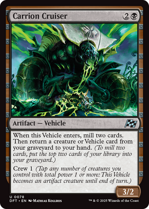 Carrion Cruiser (DFT-078) [Aetherdrift] Foil MTG Single Wizards of the Coast