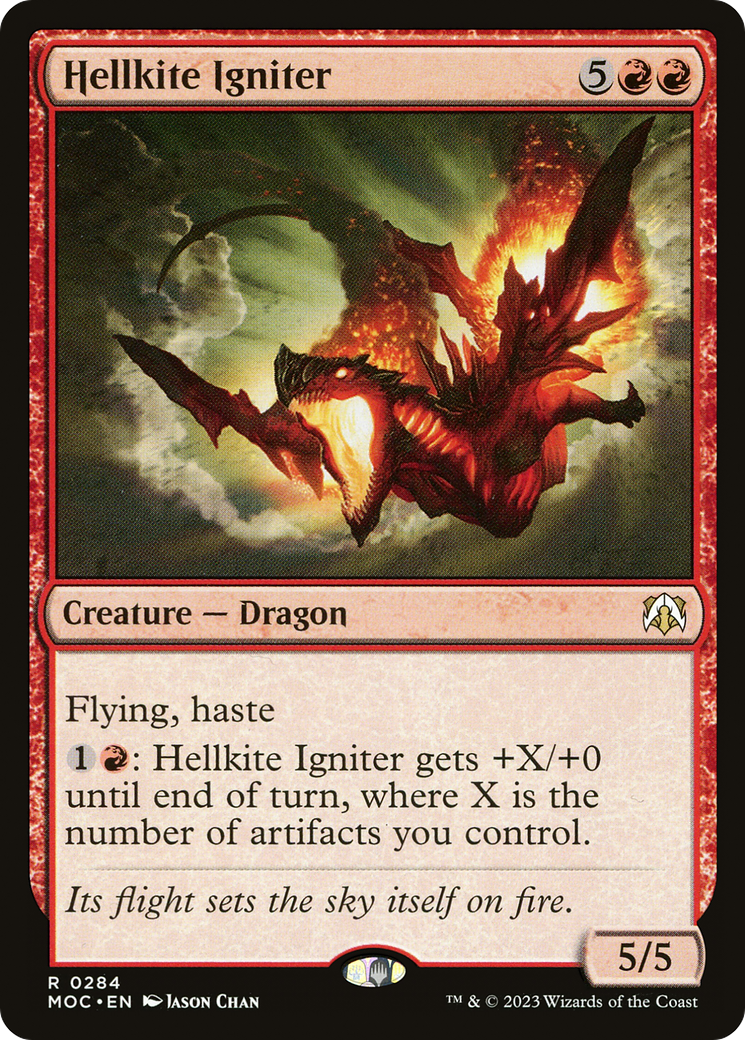 Hellkite Igniter (MOC-284) [March of the Machine Commander] MTG Single Wizards of the Coast