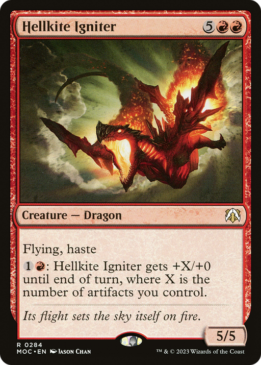 Hellkite Igniter (MOC-284) [March of the Machine Commander] MTG Single Wizards of the Coast