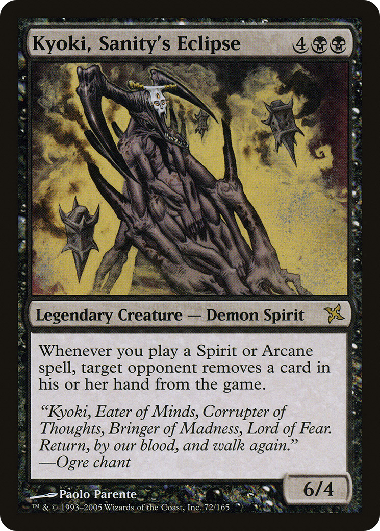 Kyoki, Sanity's Eclipse (BOK-072) [Betrayers of Kamigawa] Foil MTG Single Wizards of the Coast
