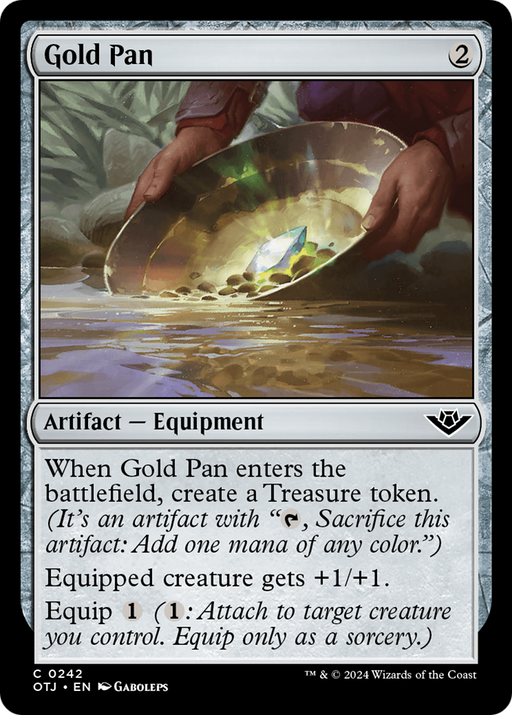 Gold Pan (OTJ-242) [Outlaws of Thunder Junction] Foil MTG Single Wizards of the Coast