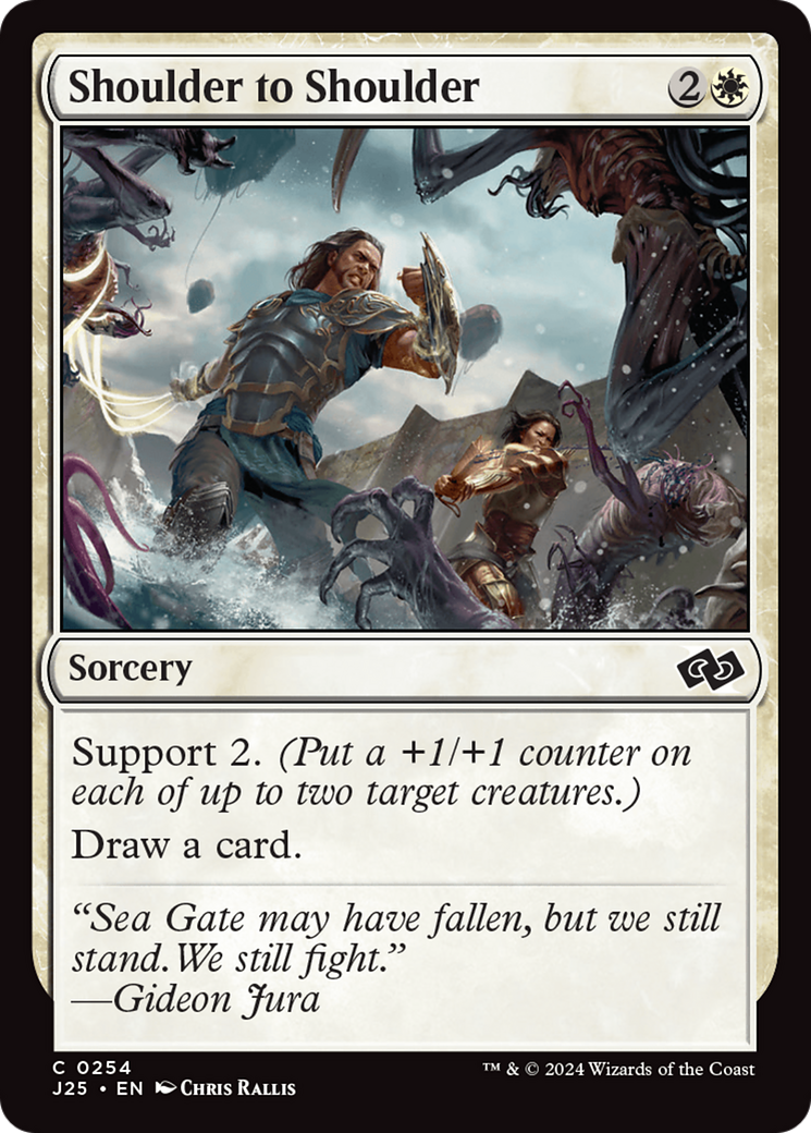Shoulder to Shoulder (J25-254) [Foundations Jumpstart] MTG Single Wizards of the Coast
