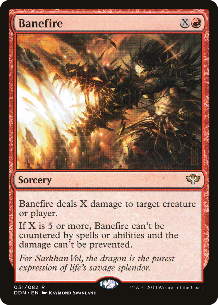 Banefire (DDN-031) [Misc] Duel Decks: Speed vs. Cunning MTG Single Wizards of the Coast