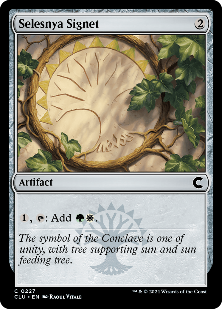 Selesnya Signet (CLU-227) [Ravnica: Clue Edition] MTG Single Wizards of the Coast