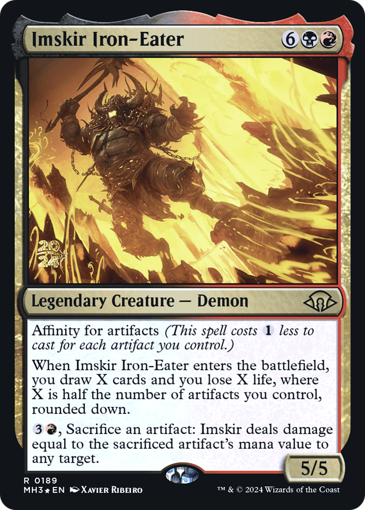 Imskir Iron-Eater (PRE-189) [Modern Horizons 3 Promos] Foil MTG Single Wizards of the Coast