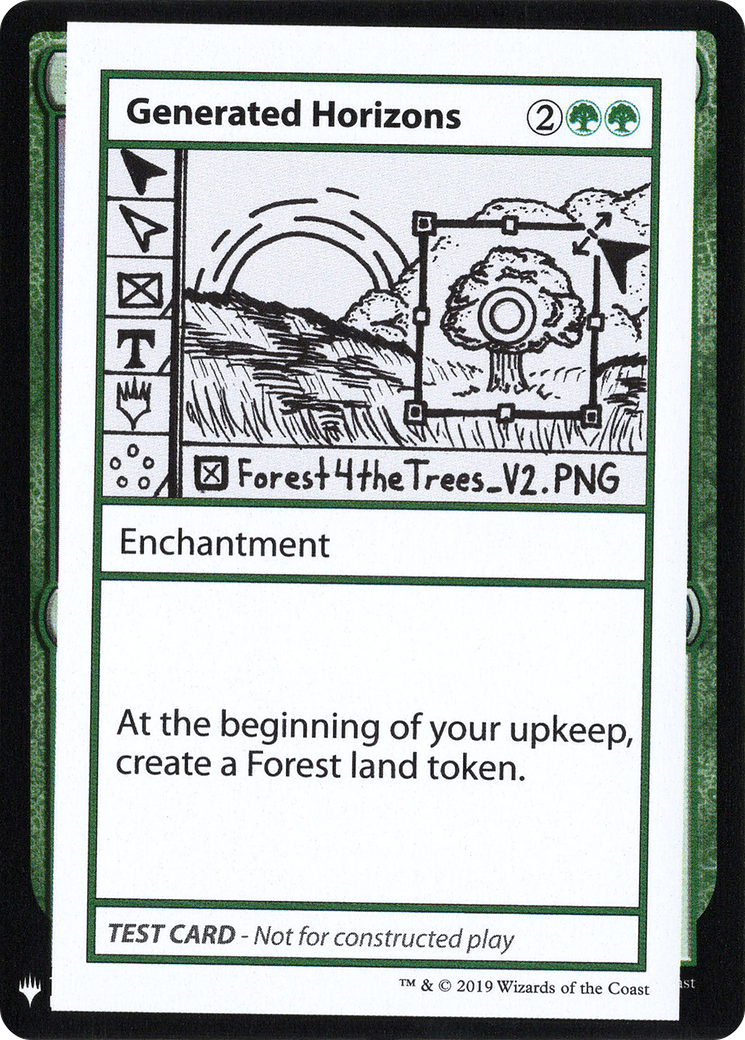Generated Horizons (CMB1-) [Mystery Booster] Playtest Cards 2019 MTG Single Wizards of the Coast