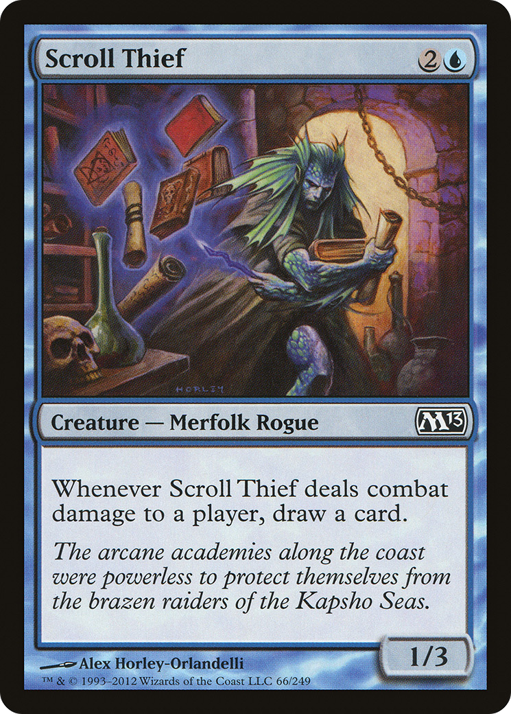 Scroll Thief (M13-066) [Magic 2013] MTG Single Wizards of the Coast