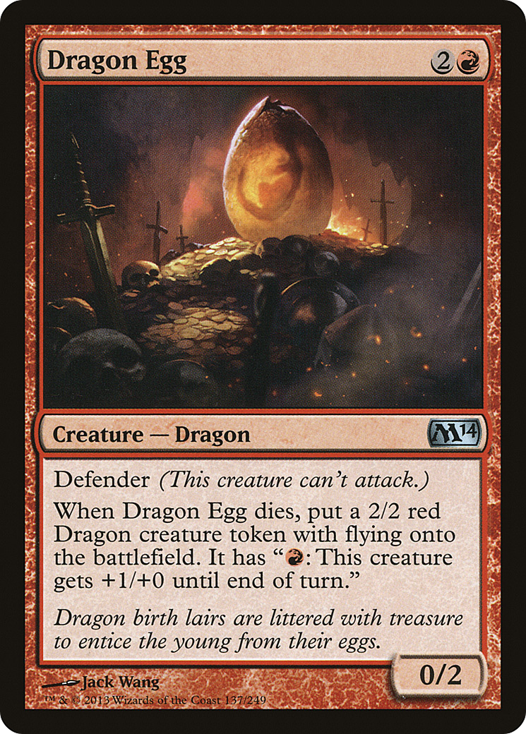 Dragon Egg (M14-137) [Magic 2014] MTG Single Wizards of the Coast