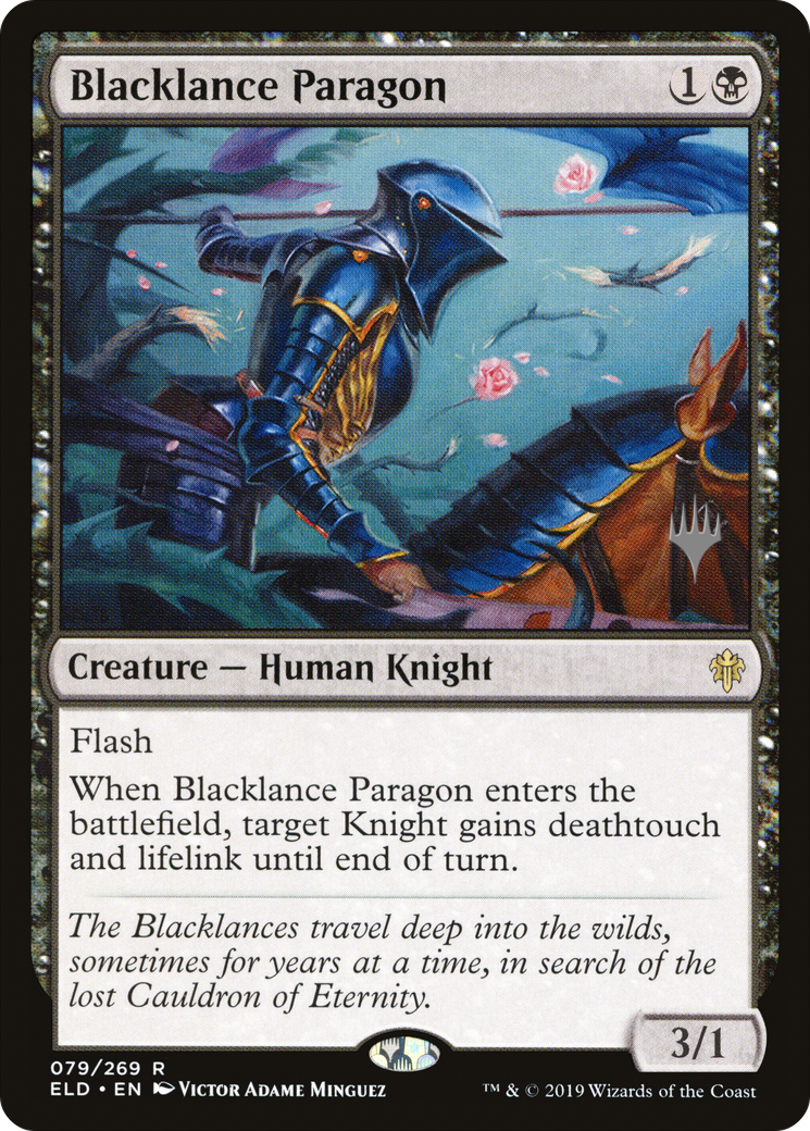 Blacklance Paragon (PPELD-079) [Throne of Eldraine Promos] Foil MTG Single Wizards of the Coast