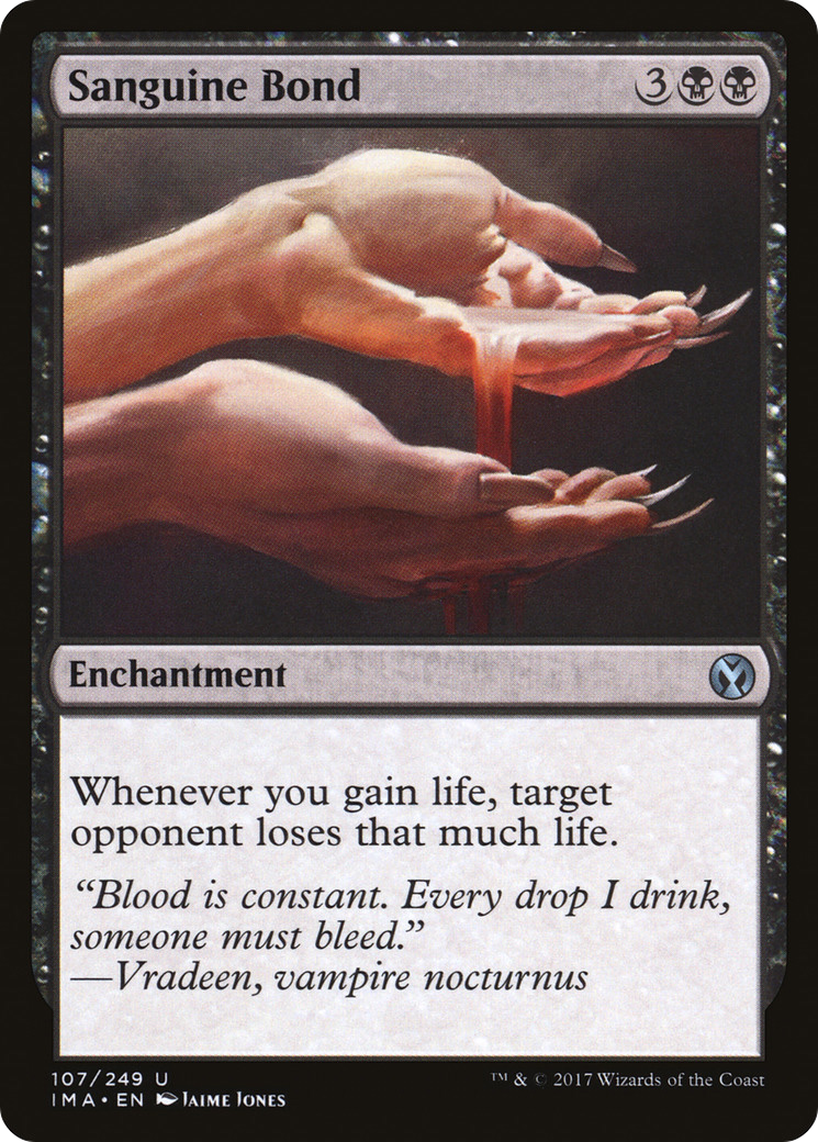 Sanguine Bond (IMA-107) [Iconic Masters] MTG Single Wizards of the Coast