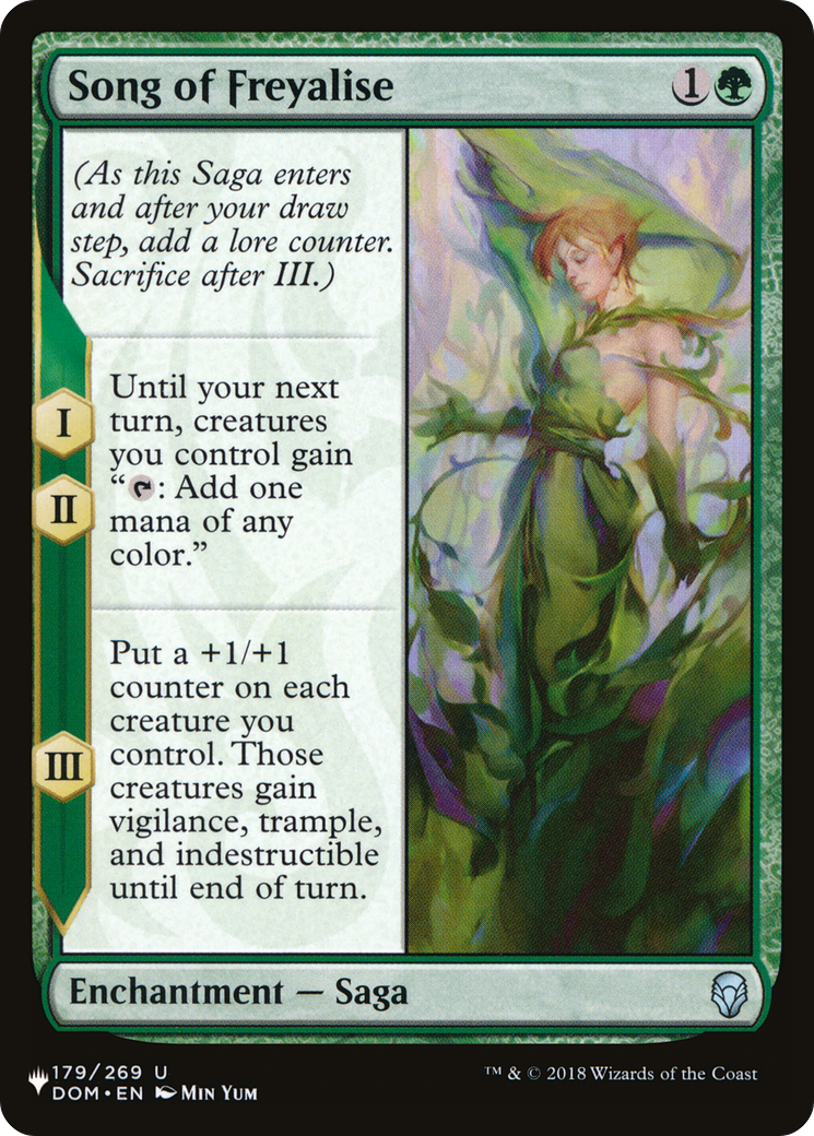 Song of Freyalise (LIST-179/269) [Mystery Booster] The List MTG Single Wizards of the Coast