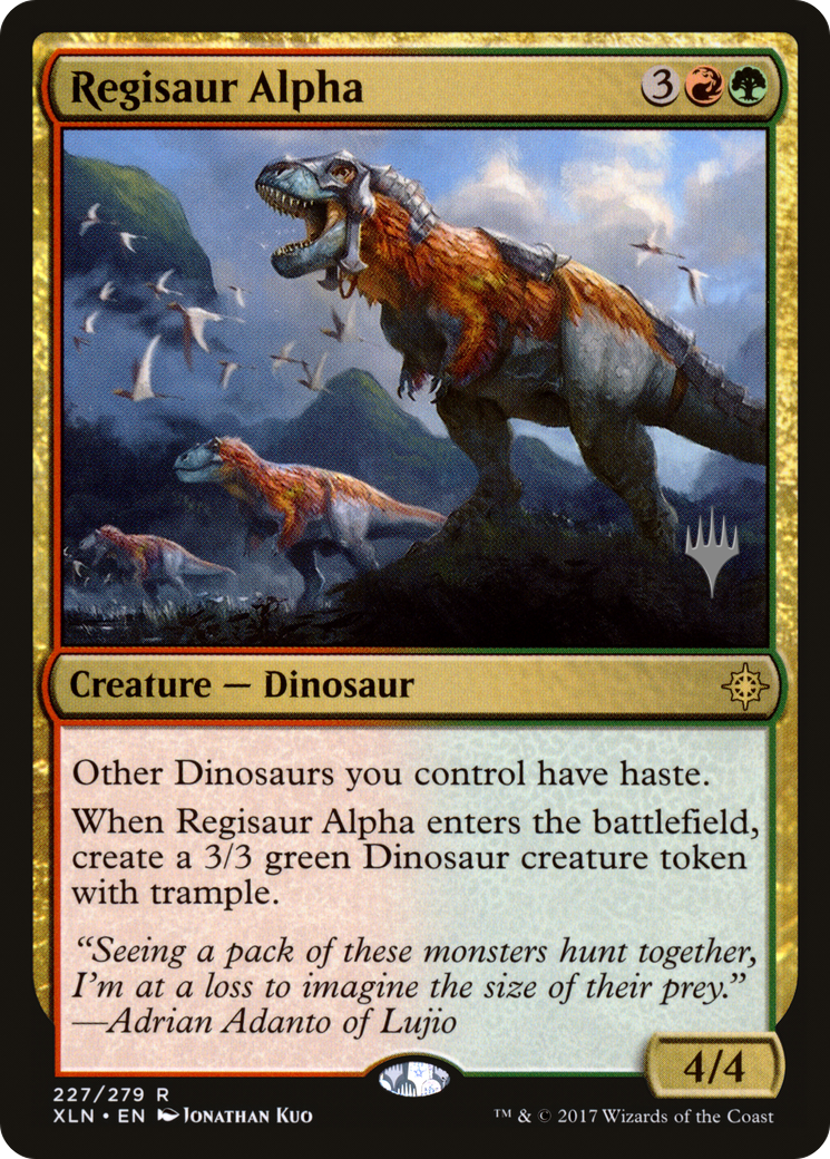 Regisaur Alpha (PPM20-227) [Ixalan Promos] MTG Single Wizards of the Coast