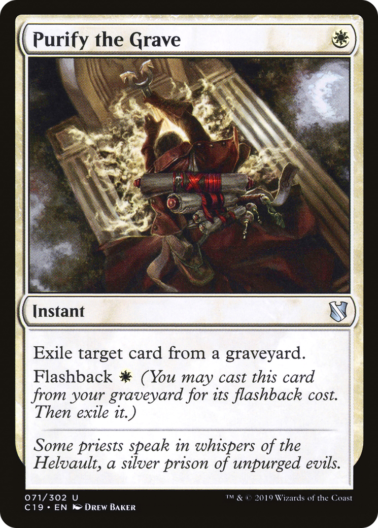 Purify the Grave (C19-071) [Commander 2019] MTG Single Wizards of the Coast