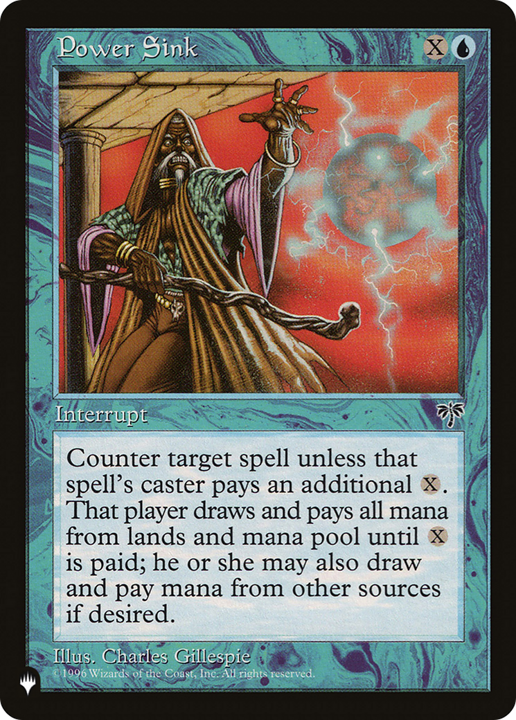 Power Sink (LIST-MIR-83) [Mystery Booster] The List MTG Single Wizards of the Coast
