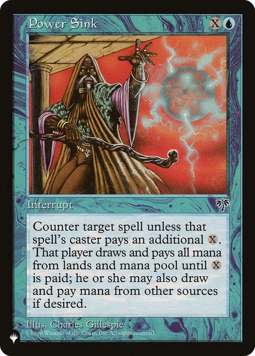 Power Sink (LIST-MIR-83) [Mystery Booster] The List MTG Single Wizards of the Coast