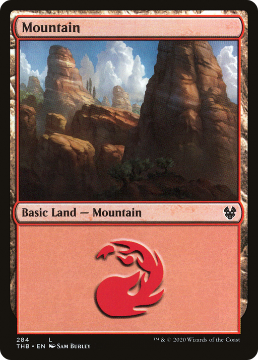 Mountain (THB-284) [Theros Beyond Death] MTG Single Wizards of the Coast