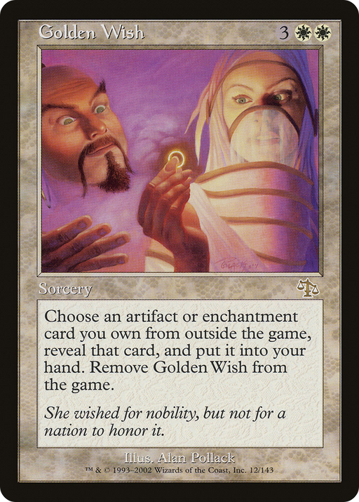 Golden Wish (JUD-012) [Judgment] MTG Single Wizards of the Coast