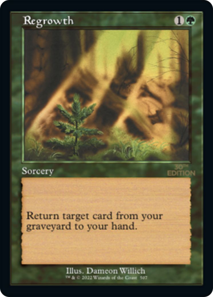 Regrowth (30A-507) [30th Anniversary Edition] MTG Single Wizards of the Coast