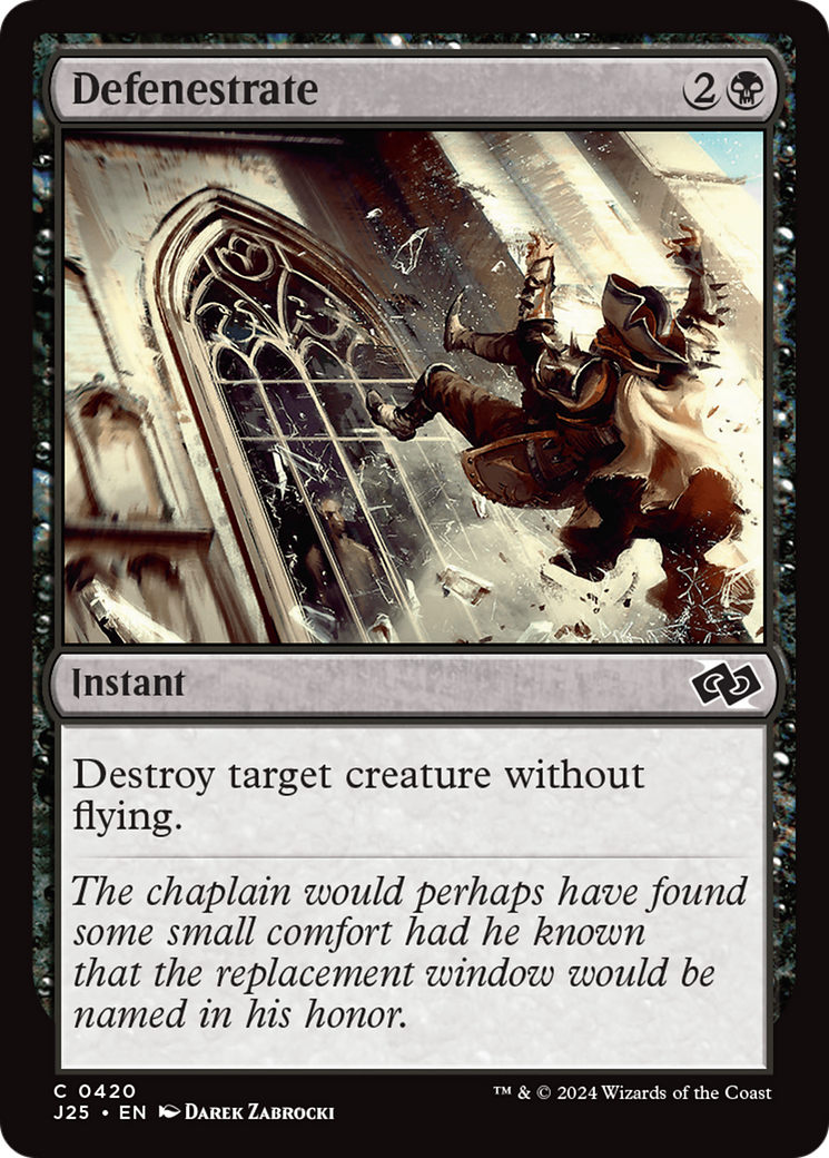 Defenestrate (J25-420) [Foundations Jumpstart] MTG Single Wizards of the Coast