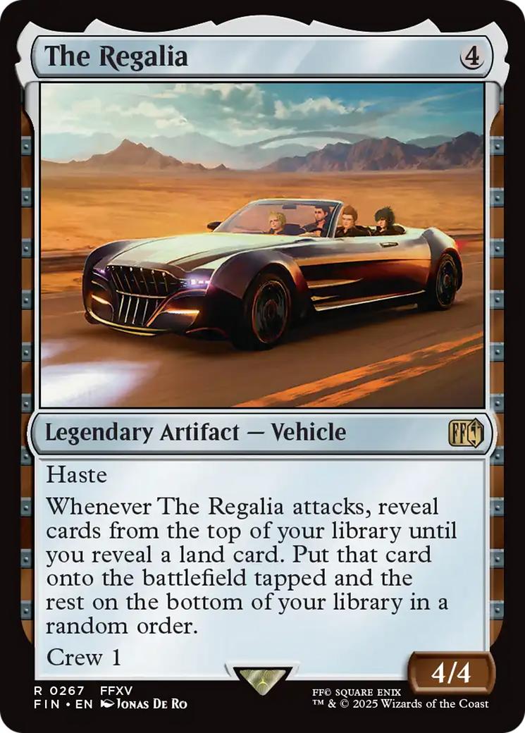 The Regalia (FIN-267) [FINAL FANTASY] Foil MTG Single Wizards of the Coast