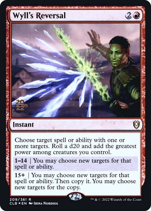 Wyll's Reversal (PRE-209S) [Battle for Baldur's Gate Promos] Foil MTG Single Wizards of the Coast