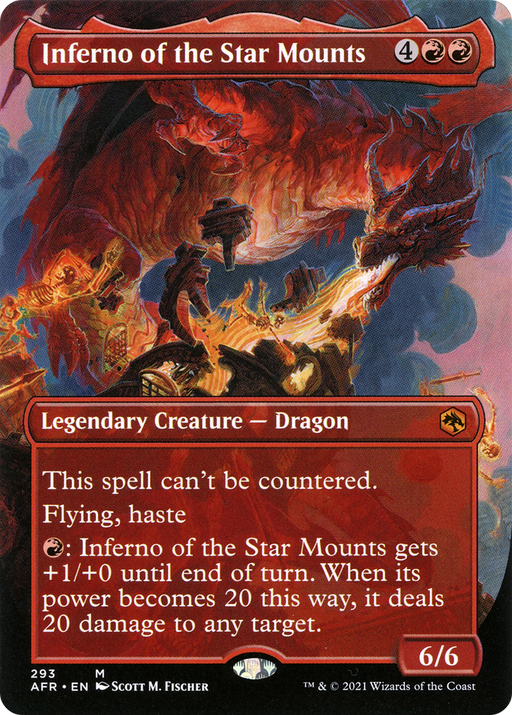 Inferno of the Star Mounts (AFR-293) [Adventures in the Forgotten Realms] (Borderless) MTG Single Wizards of the Coast