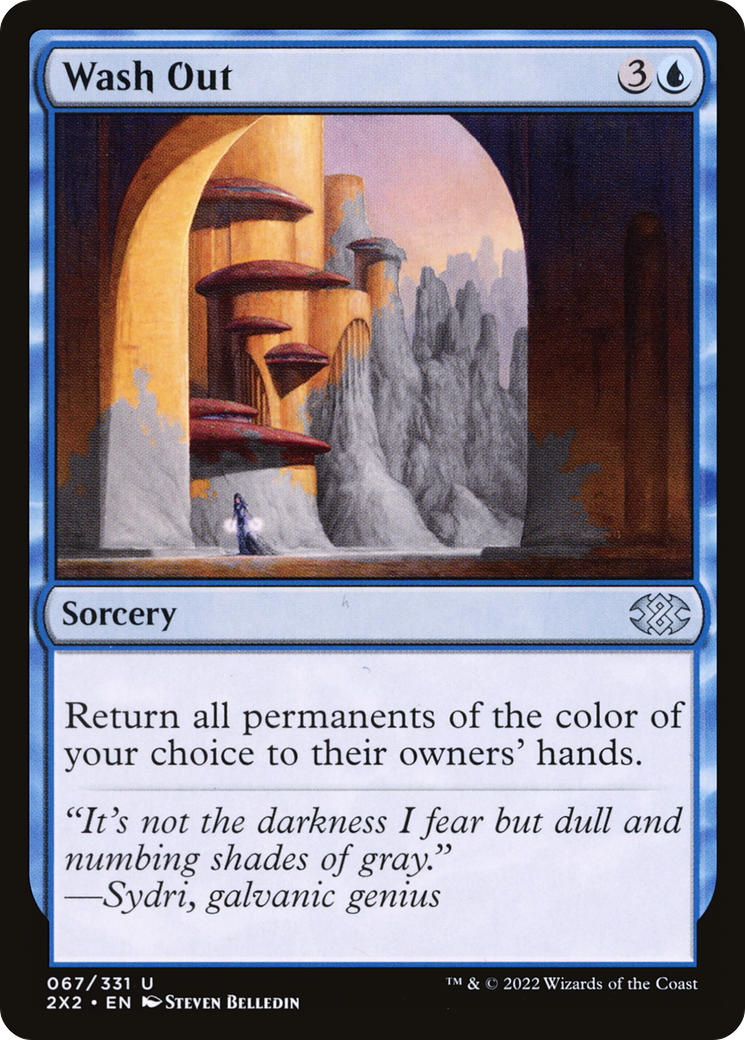 Wash Out (2X2-067) [Double Masters 2022] Foil MTG Single Wizards of the Coast