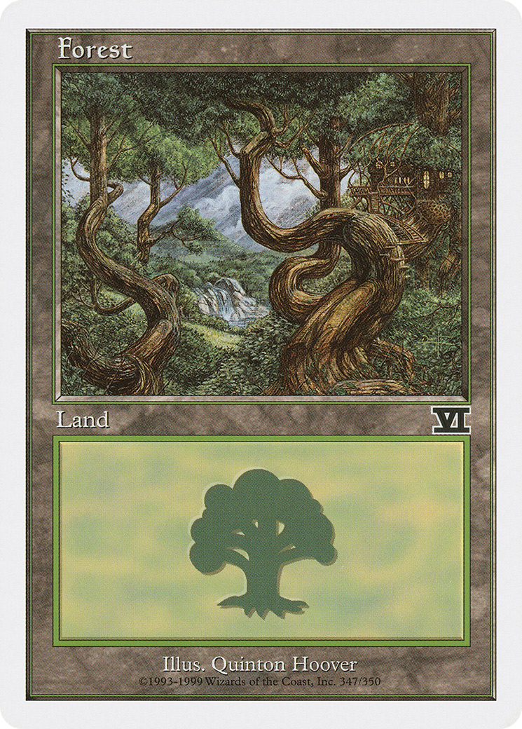 Forest (6ED-347) [Classic Sixth Edition] MTG Single Wizards of the Coast