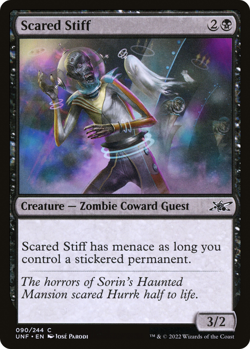 Scared Stiff (UNF-090) [Unfinity] Foil MTG Single Wizards of the Coast
