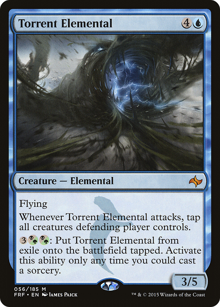 Torrent Elemental (FRF-056) [Fate Reforged] Foil MTG Single Wizards of the Coast