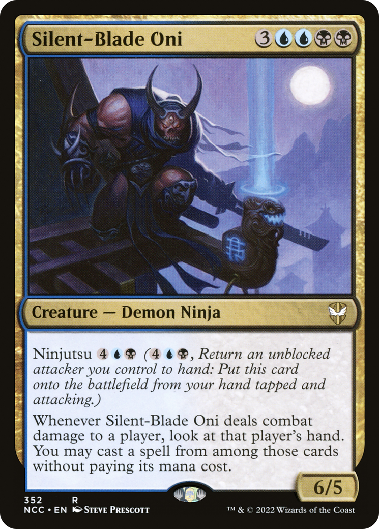 Silent-Blade Oni (NCC-352) [New Capenna Commander] MTG Single Wizards of the Coast