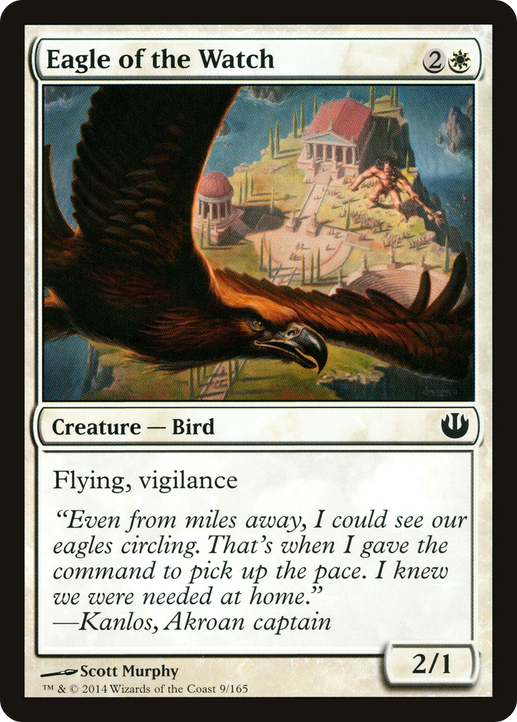 Eagle of the Watch (JOU-009) [Journey into Nyx] Foil MTG Single Wizards of the Coast