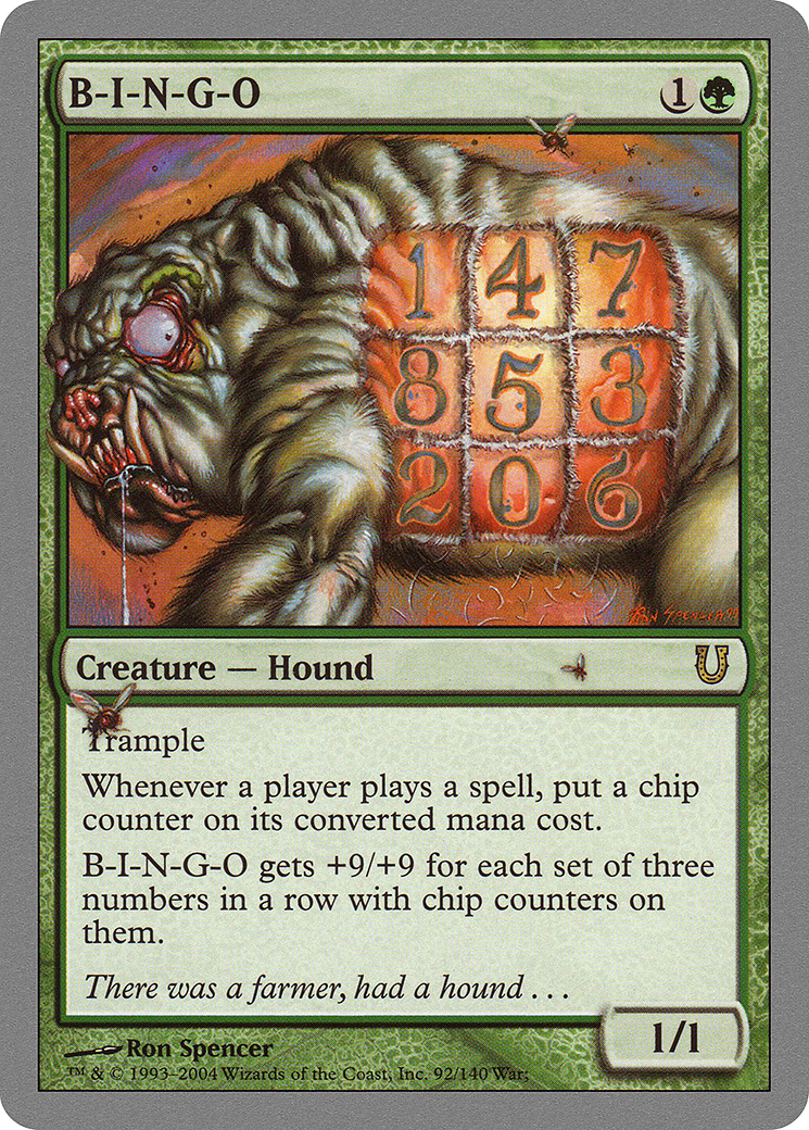 B-I-N-G-O (UNH-092) [Unhinged] MTG Single Wizards of the Coast
