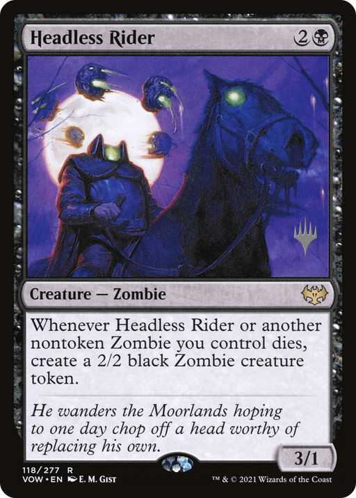 Headless Rider (PPNEO-118P) [Innistrad: Crimson Vow Promos] MTG Single Wizards of the Coast