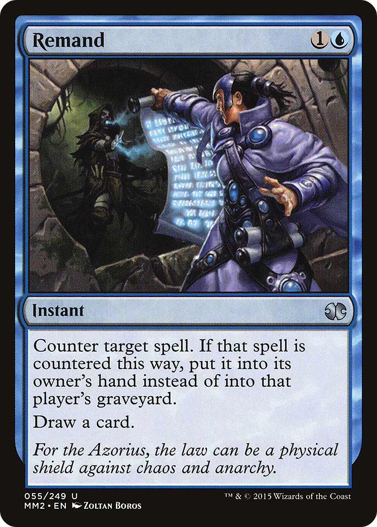 Remand (MM2-055) [Modern Masters 2015] MTG Single Modern Masters 2015