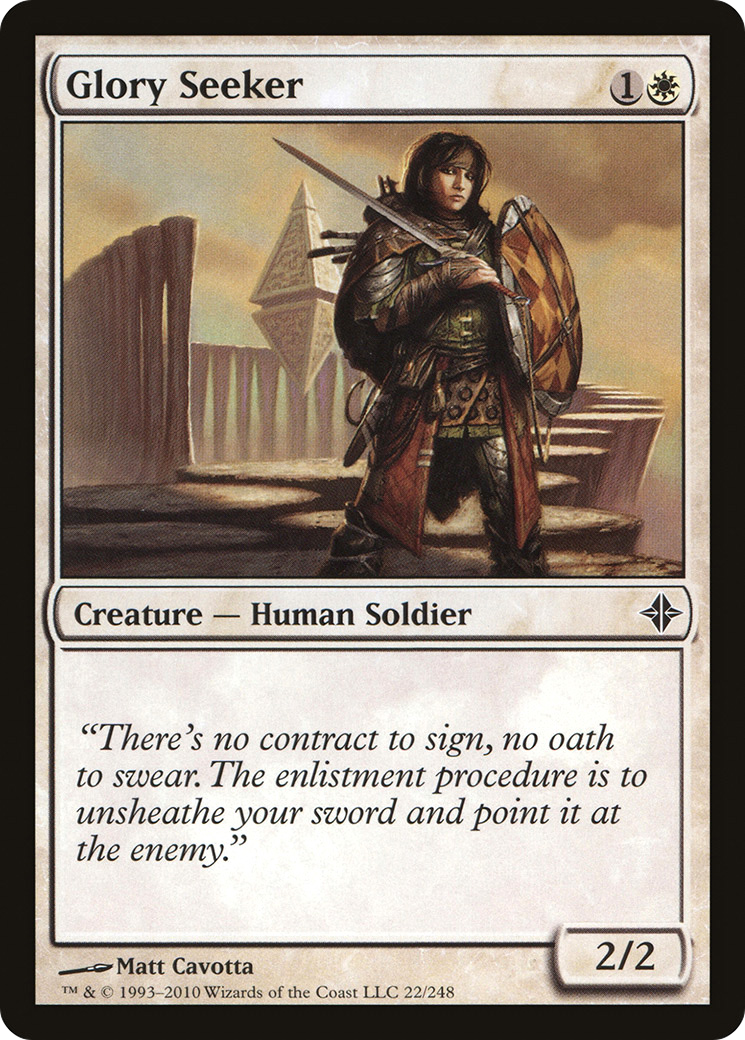 Glory Seeker (ROE-022) [Rise of the Eldrazi] Foil MTG Single Wizards of the Coast
