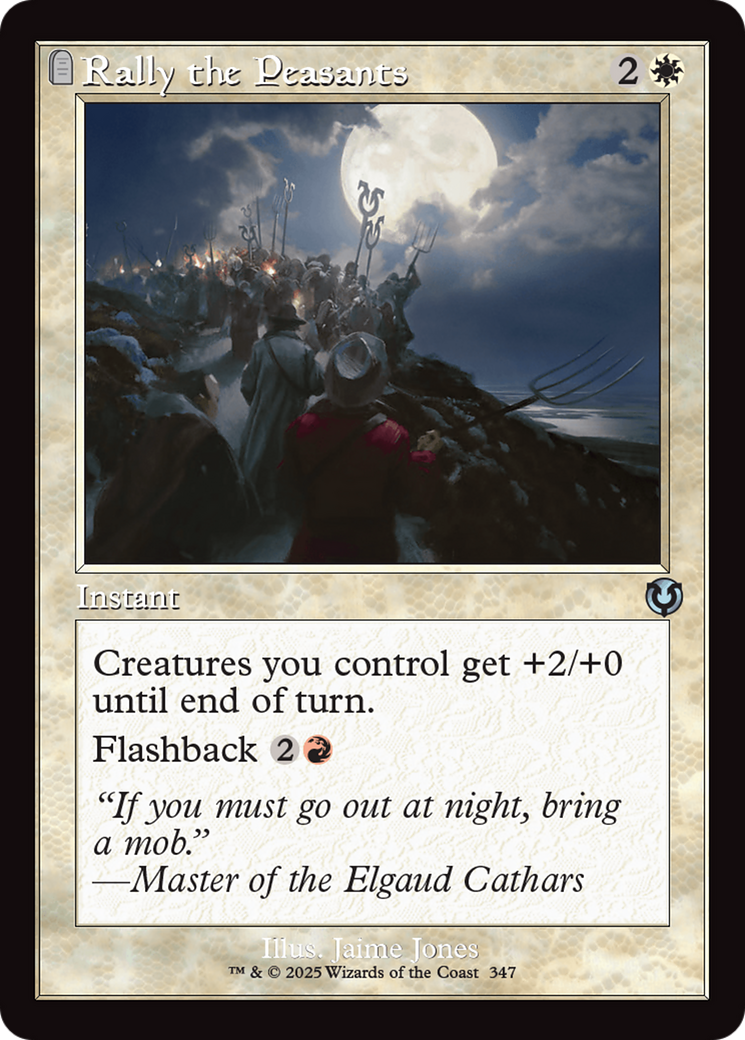 Rally the Peasants (INR-347) [Innistrad Remastered] MTG Single Wizards of the Coast