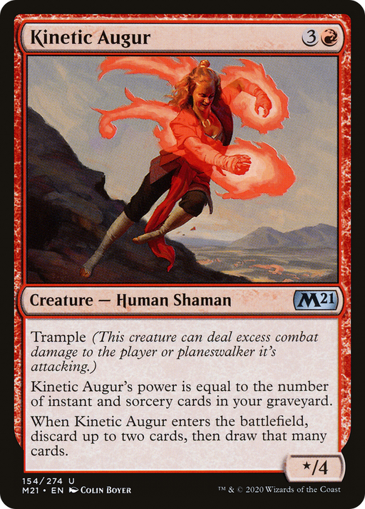 Kinetic Augur (M21-154) [Core Set 2021] MTG Single Wizards of the Coast