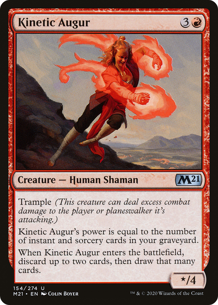 Kinetic Augur (M21-154) [Core Set 2021] Foil MTG Single Wizards of the Coast