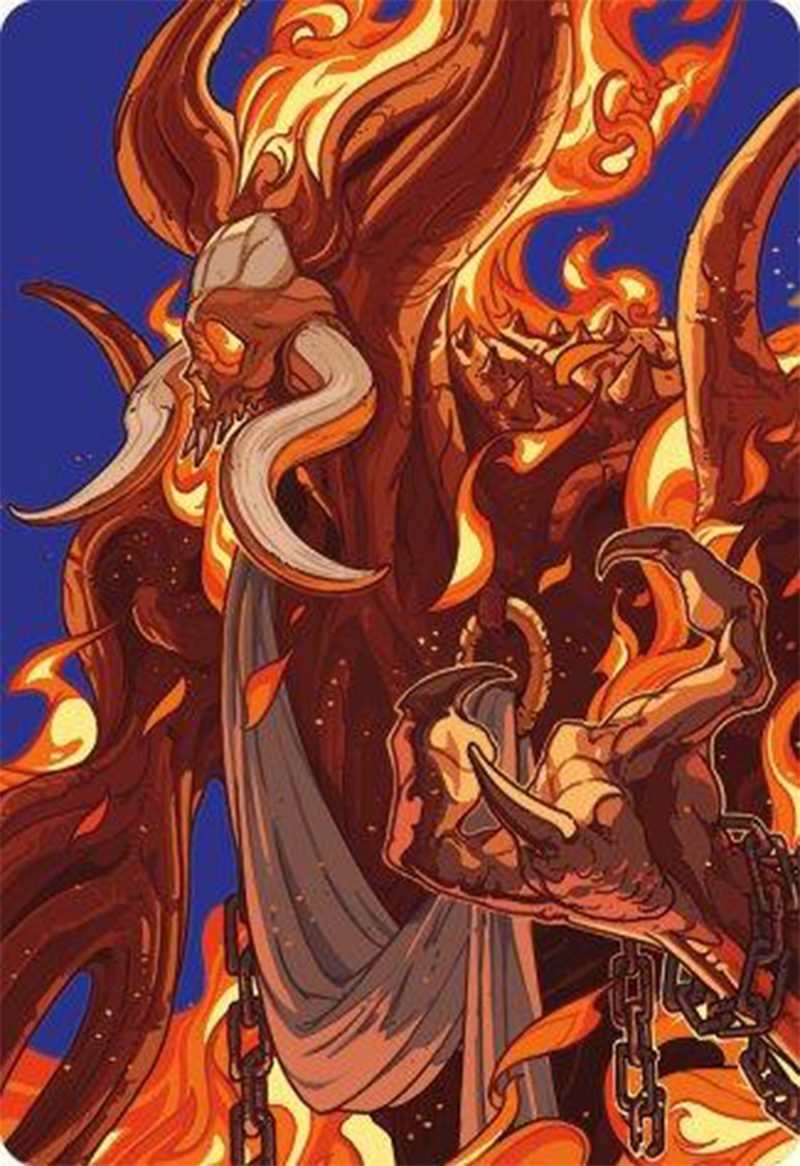 Phlage, Titan of Fire's Fury Art Card [Art Series] Modern Horizons 3 MTG Single Magic: The Gathering