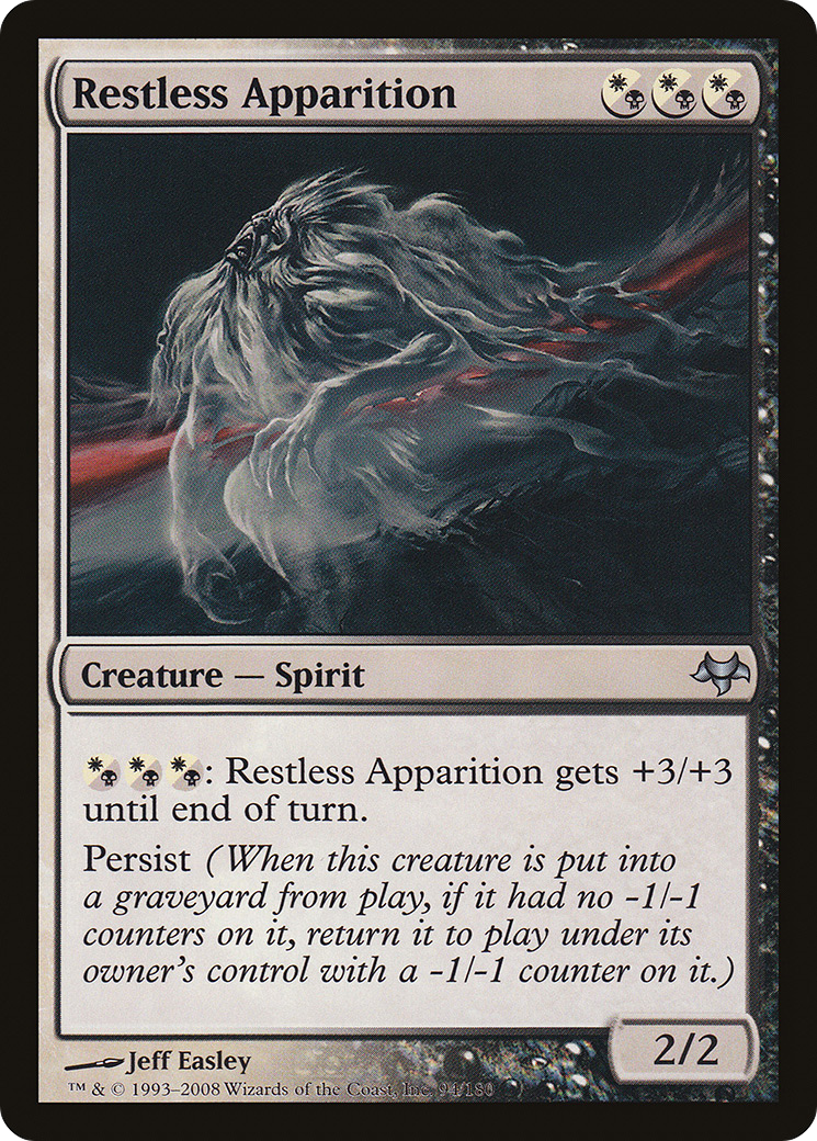 Restless Apparition (EVE-094) [Eventide] MTG Single Wizards of the Coast